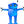 Blue Robot Icon 24x24 png